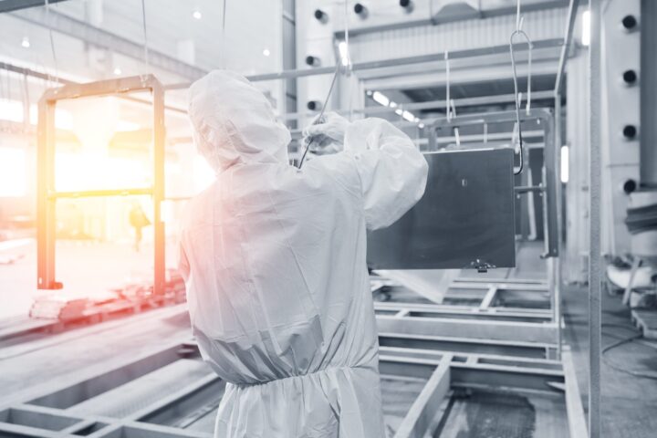 Coatings worker