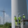 Wind industry workers