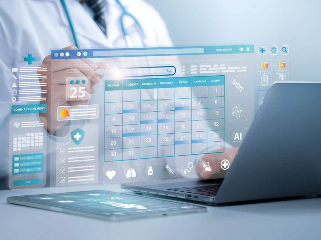 Digital NHS workers admin task