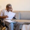 Old disabled worker