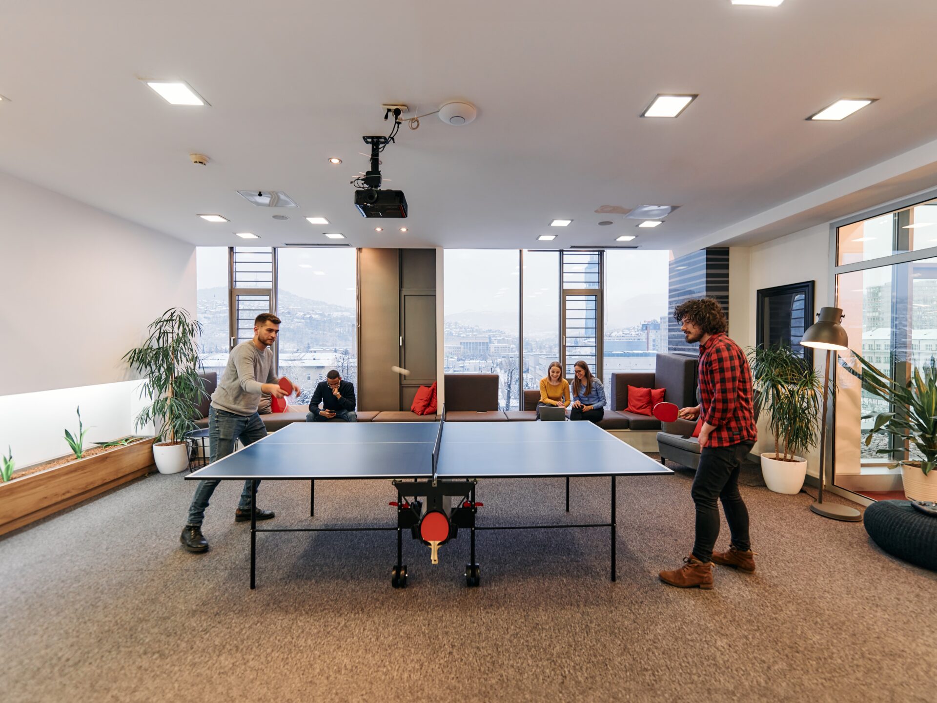 Quirky workplace office features