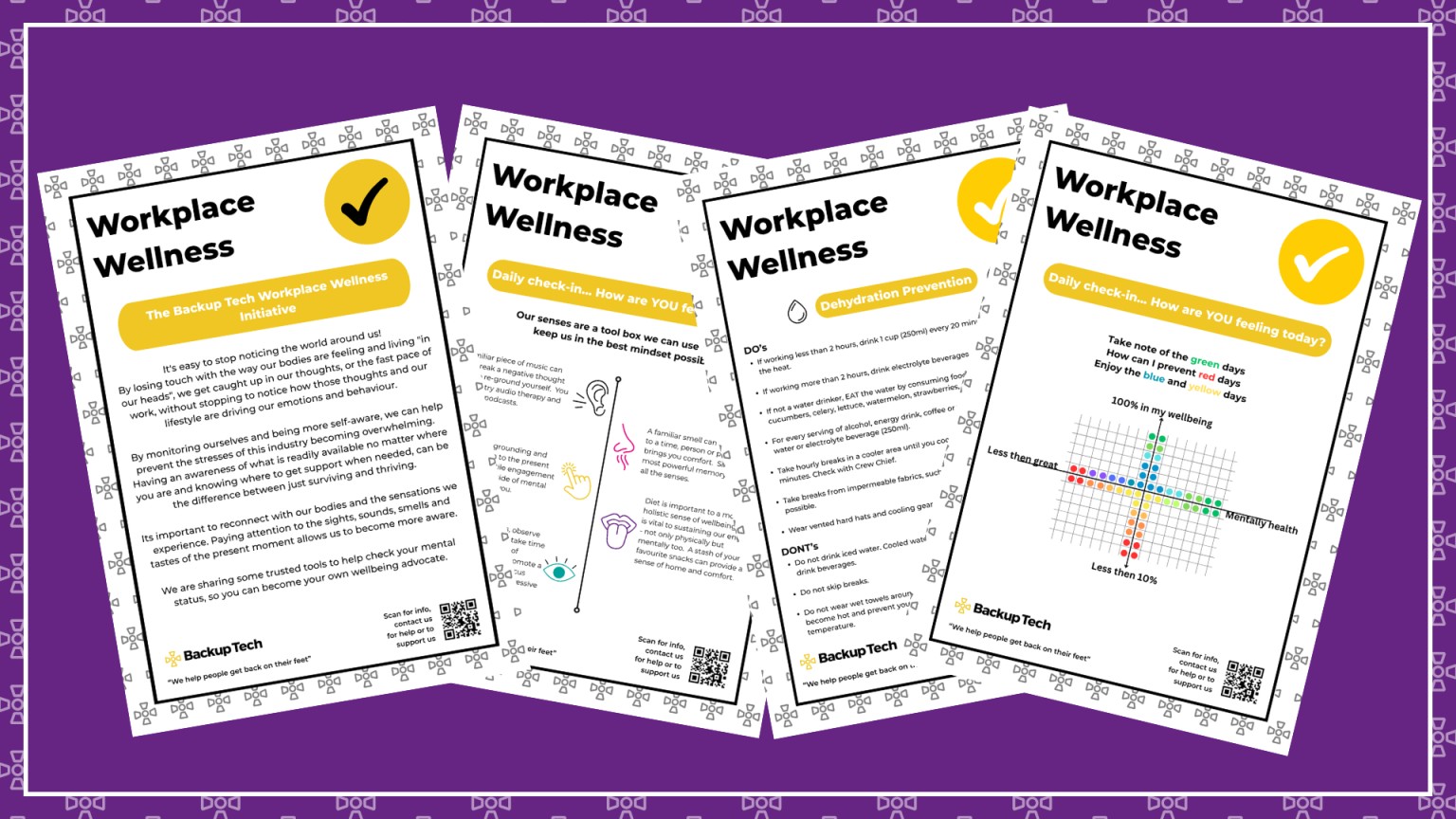 Backup Tech - Workplace wellbeing