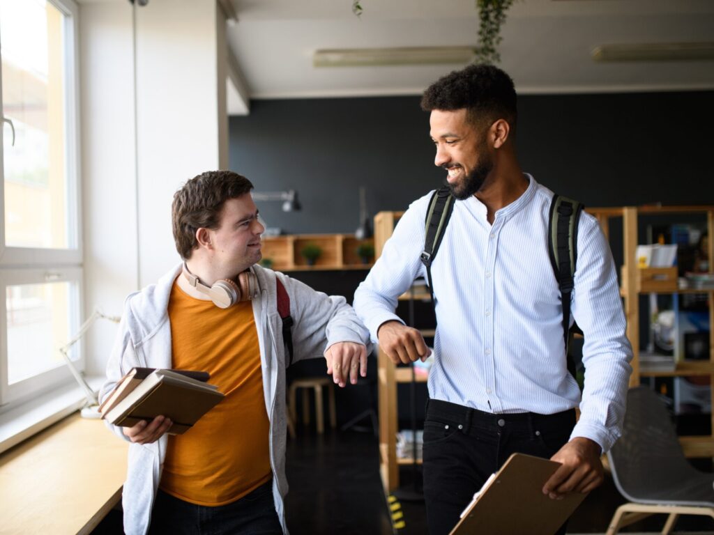 SEND student with teacher